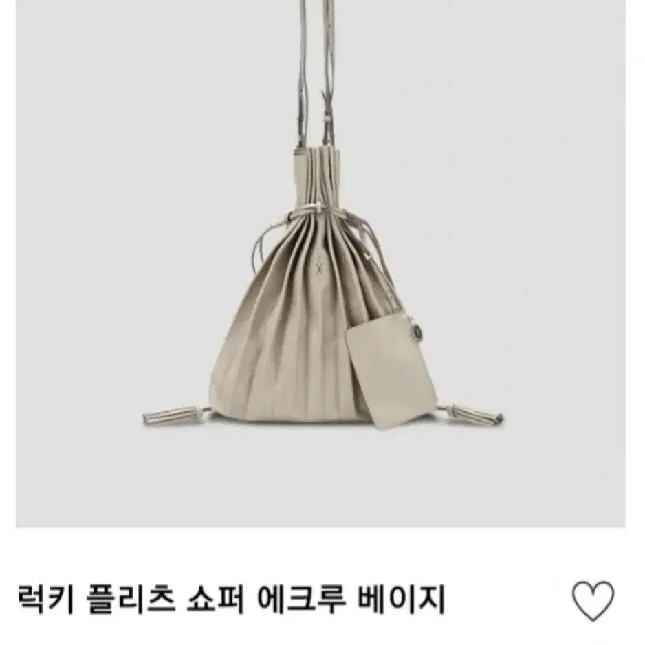 조셉앤스테이시 럭키플리츠 쇼퍼 에크루베이지 풀박