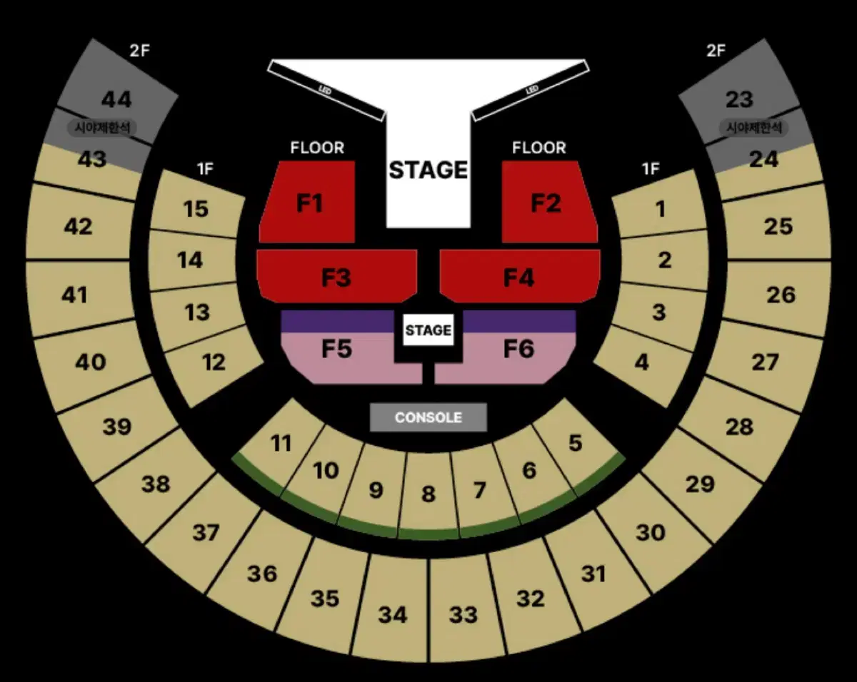 제이홉 콘서트 F2,F4구역양도