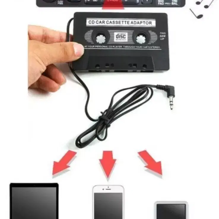 Cd Car Cassette Adaptor