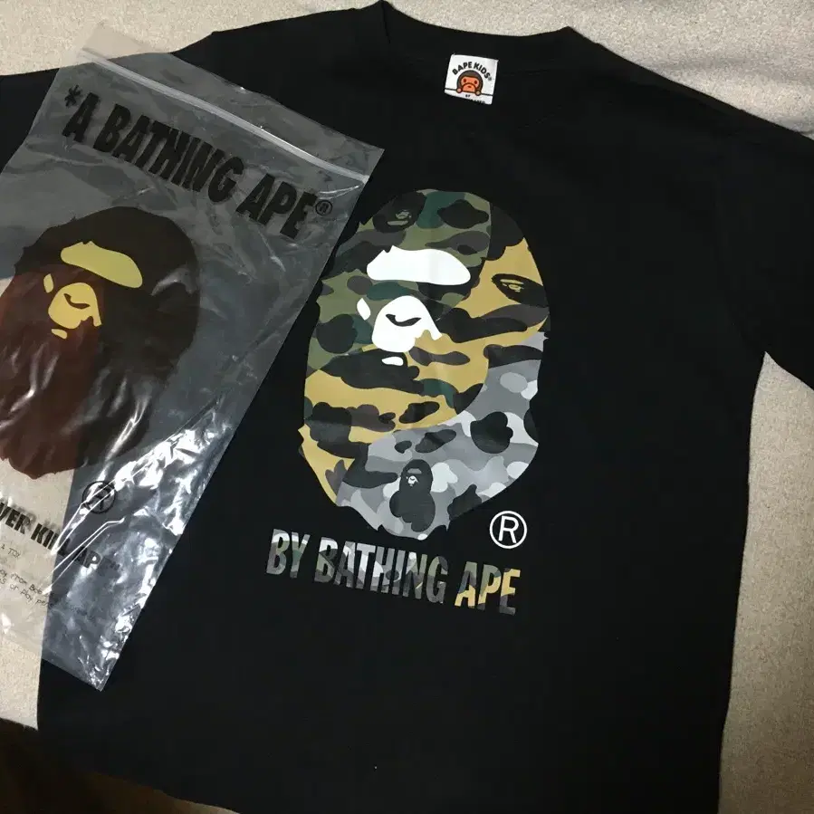 베이프 반팔 1ST CAMO CRAZY BY BATHING APE TEE