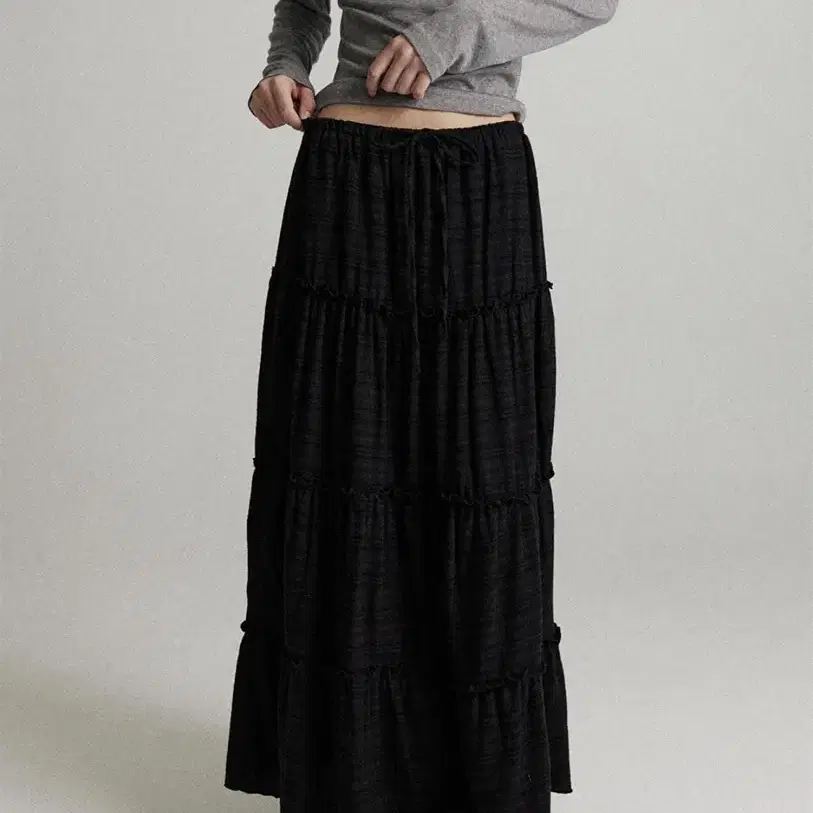 바이무드 bymood Pibi Shirring Skirt 피비스커트 체크