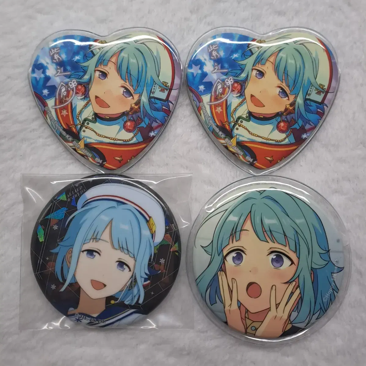 Ensemble Stars! Sinohajime Starry hologram Torupaka Heart Badge Goods