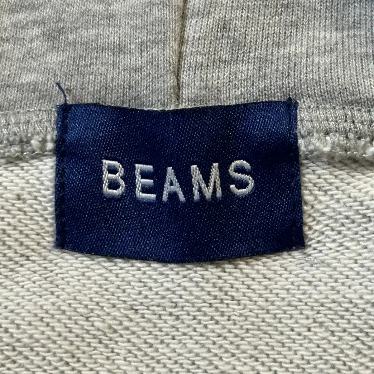 [S] 빔즈 BEAMS 베이직 후드티 그레이