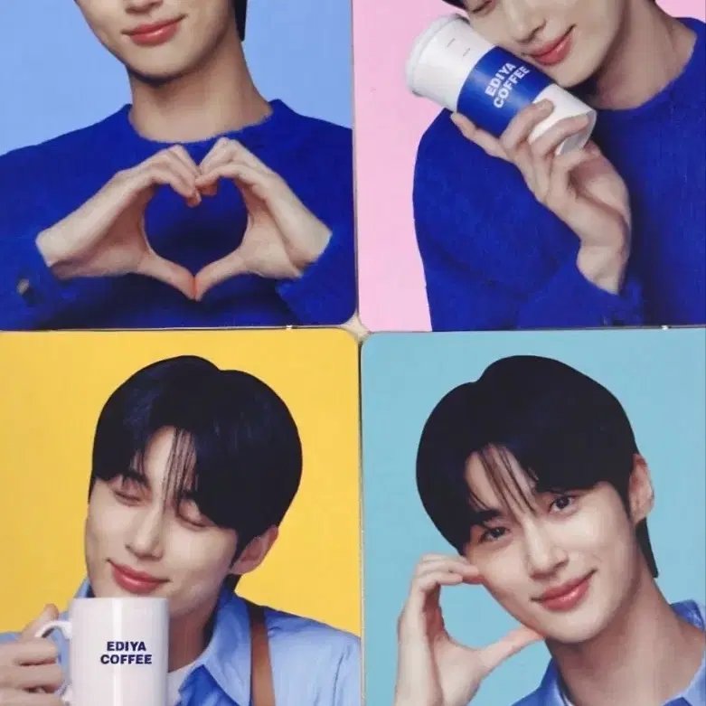 Byun Woo-seok EDIYA Cup signature bloo Glass BWS EDIYA glass