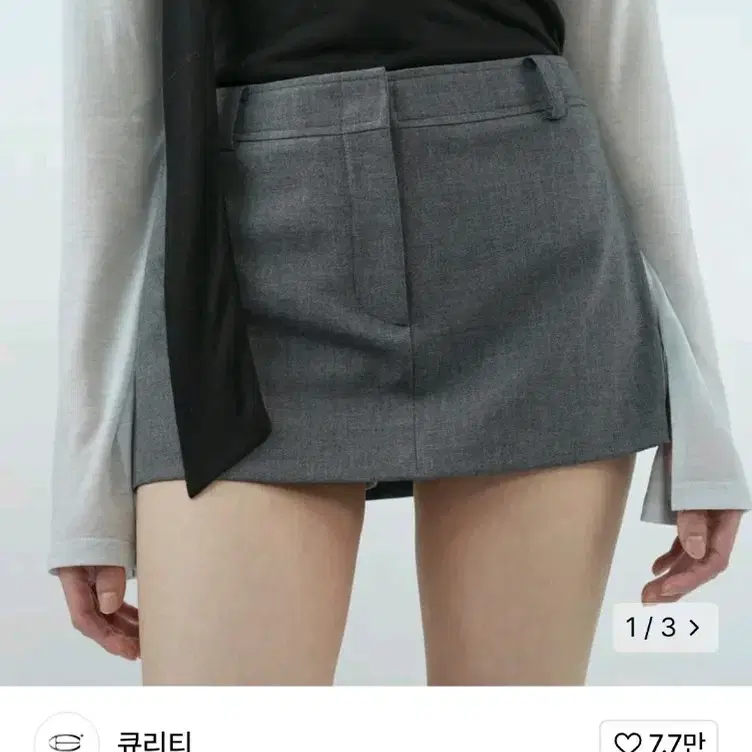 큐리티 C MICRO MINI PANTS SKIRT 미니스커트 치마