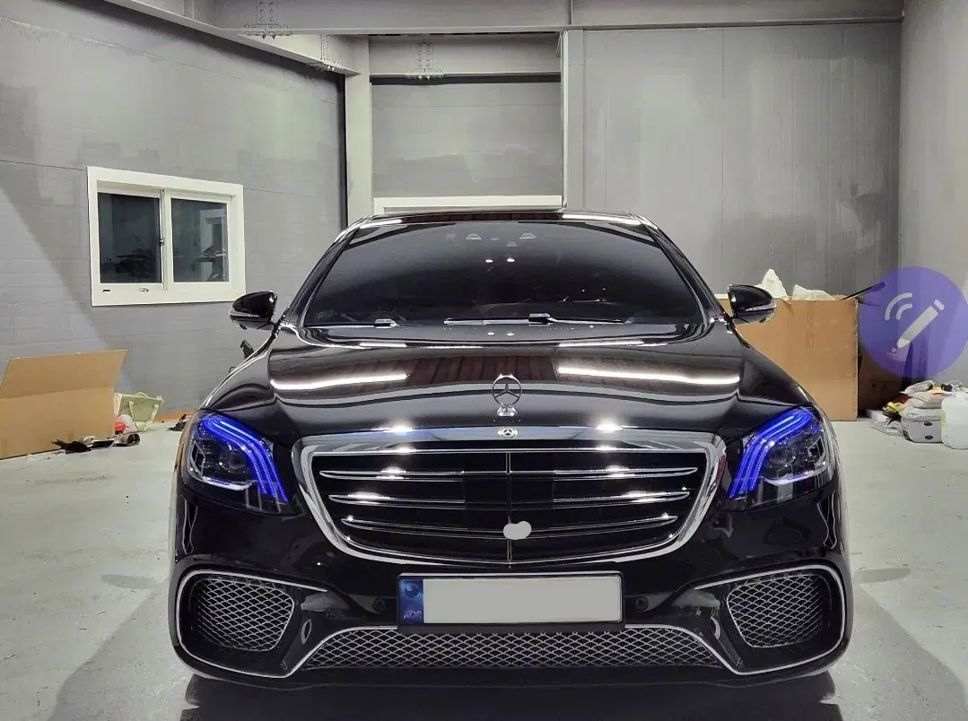 W222 전기형 후기형S65AMG 신형개조 바디킷 (사이드스커트포함)