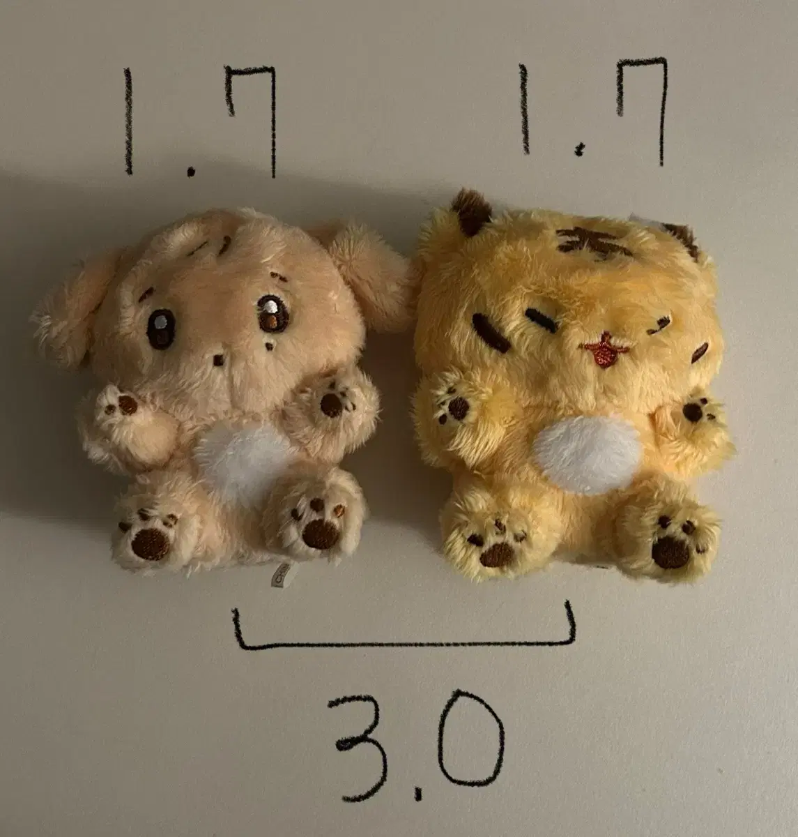 겸푸&홋티 10cm 인형 양도
