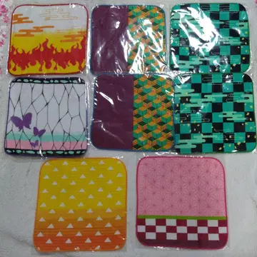 [미개봉 새상품] 귀멸의 칼날 타월 손수건 8매 세트