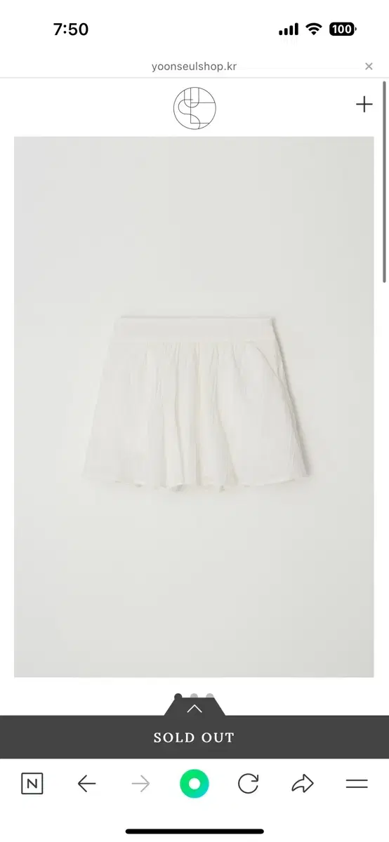 윤슬샵 안느 스커트 yoonseulshop anne skorts