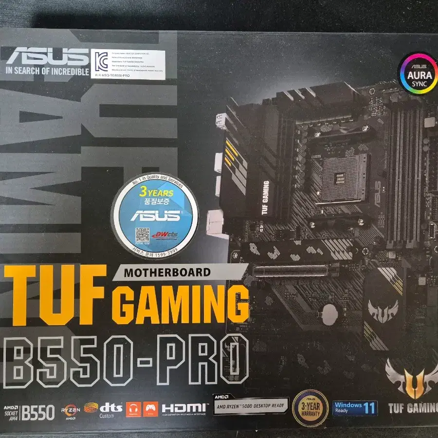 Asus tuf gaming b550-pro(AMD소켓 AM4)