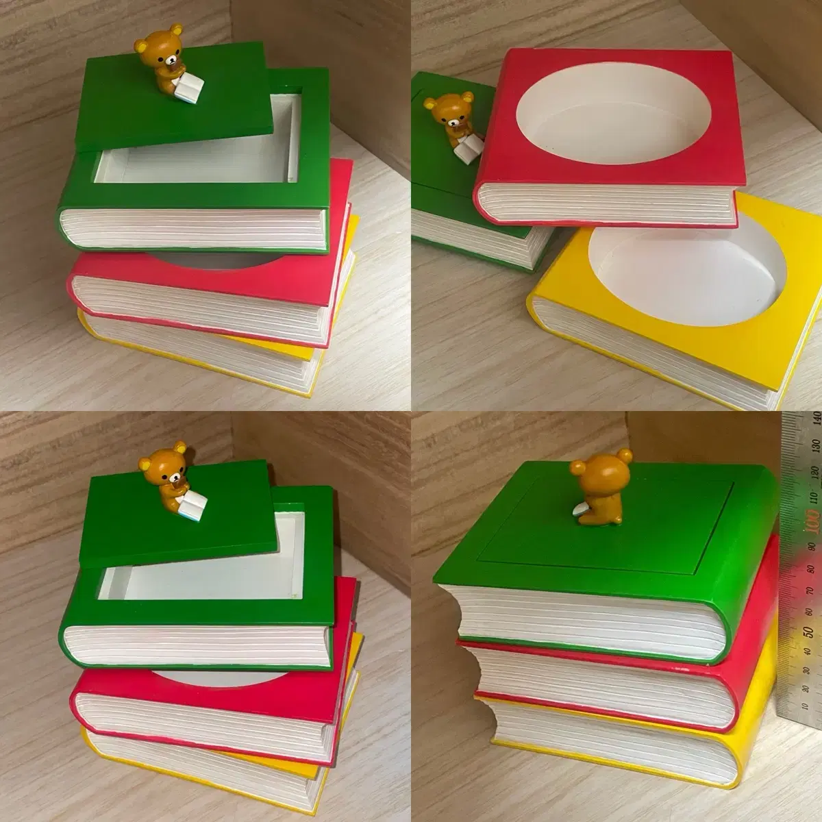Classic San-Ex Rilakkuma 3-Tier Small Storage Box Accessory Case
