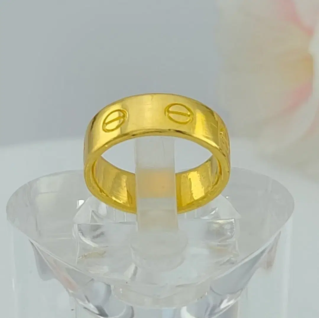 24k pure gold ring 3-don 12-ho