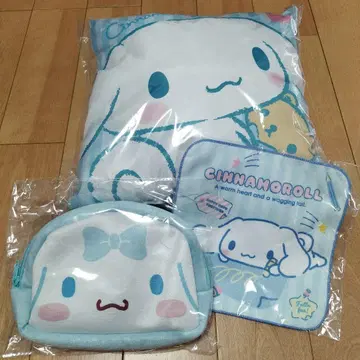 시나모롤 쿠션-파우치 세트