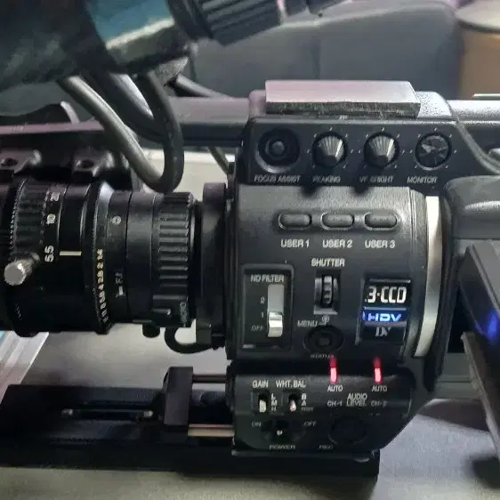 카메라. jvc.HD110U .6mm