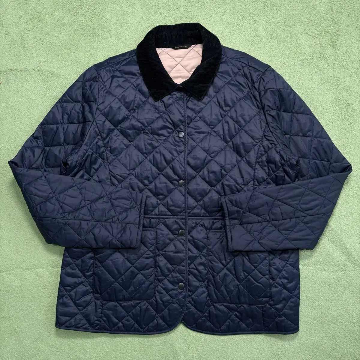 Barbour Navy Quilted Jacket