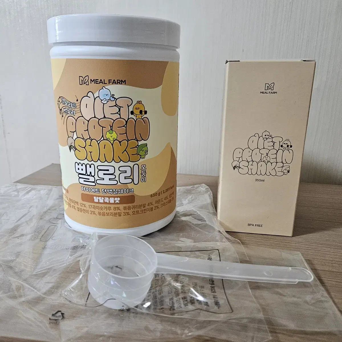 [미개봉] 뺄로리 다이어트 단백질 쉐이크 달달곡물맛 300g