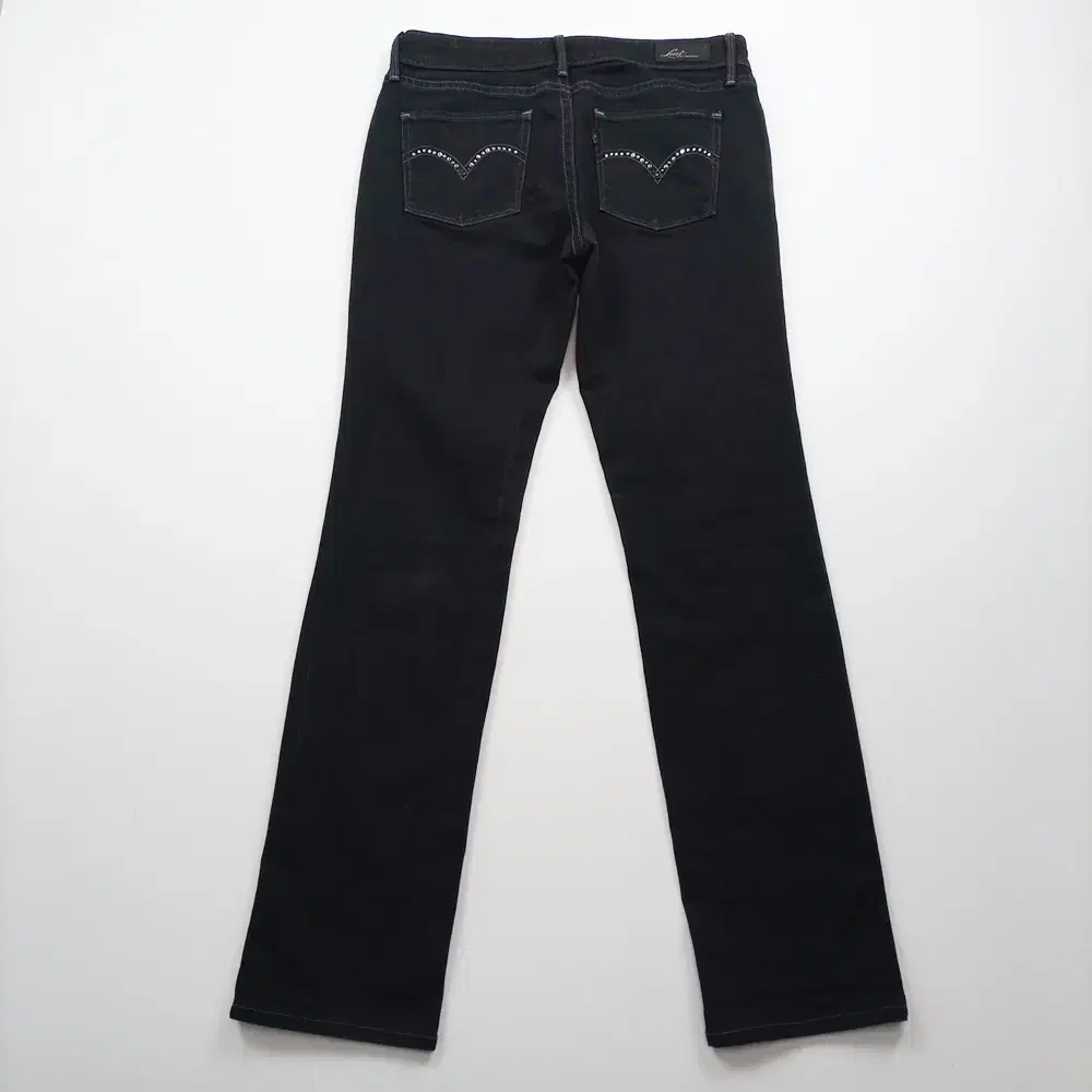 Levi's Jeans Size 27 Slim Black Denim Casual Women's Denim Pants A4595