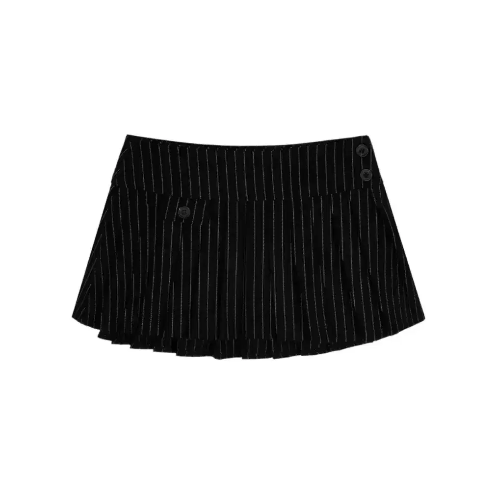 클리시어 스커트 Canele fake pocket skirt