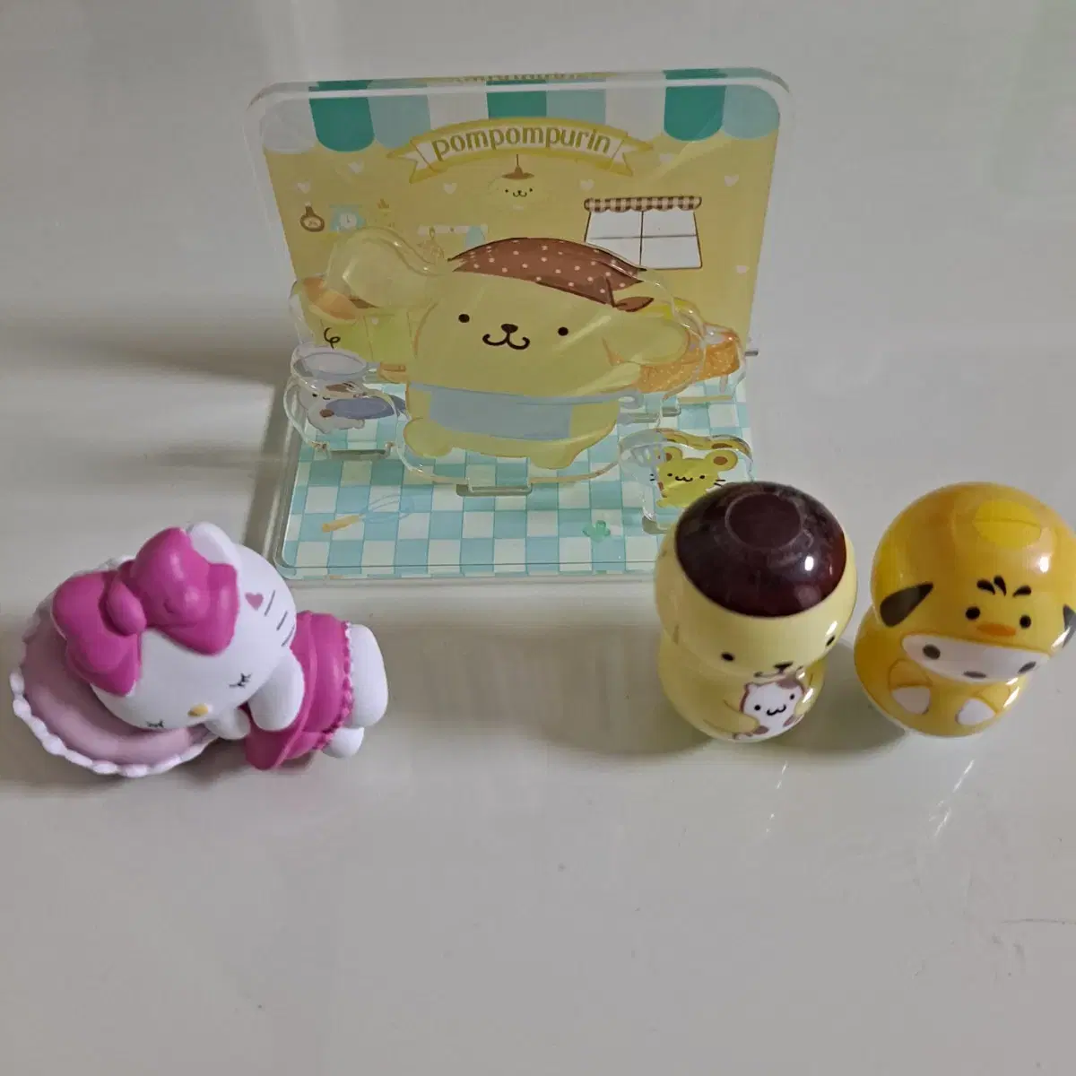 acrylic, Sanrio Gacha, Otogi, Hello Kitty, Pochacco, Pompompurin