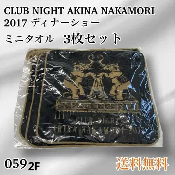 CLUB NIGHT AKINA NAKAMORI 2017 미니 타월 3장