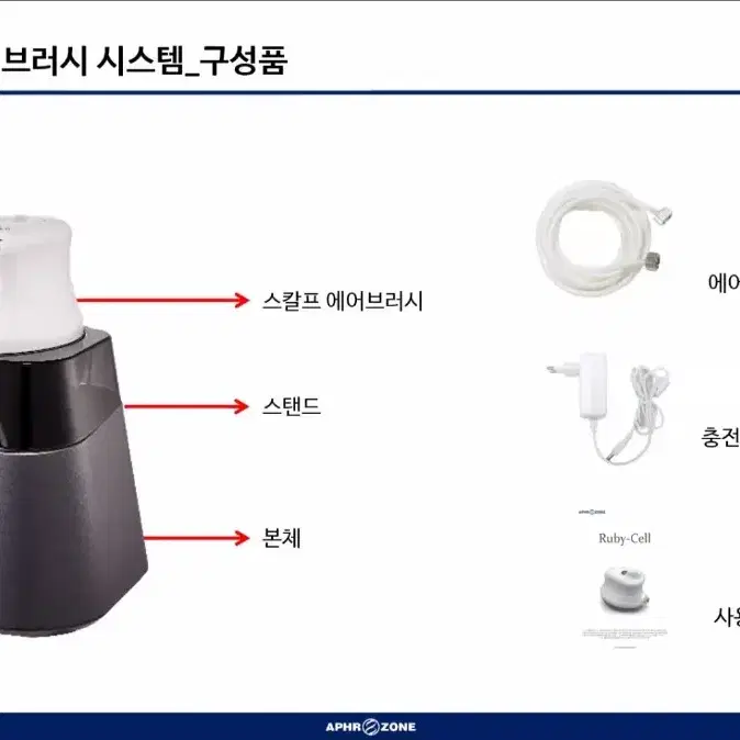 루비셀 엑소나인 스칼프 디바이스 본체  시스템