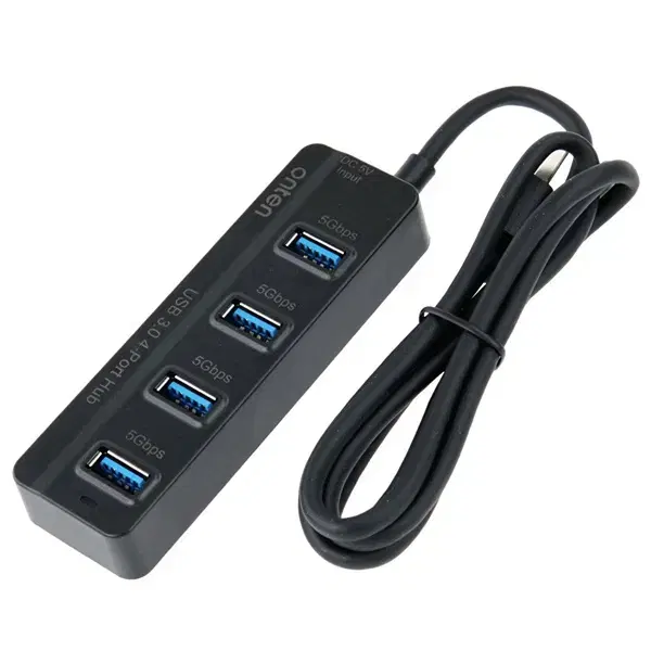 USB 3.0 4포트 허브 (무전원, 고속 전송)