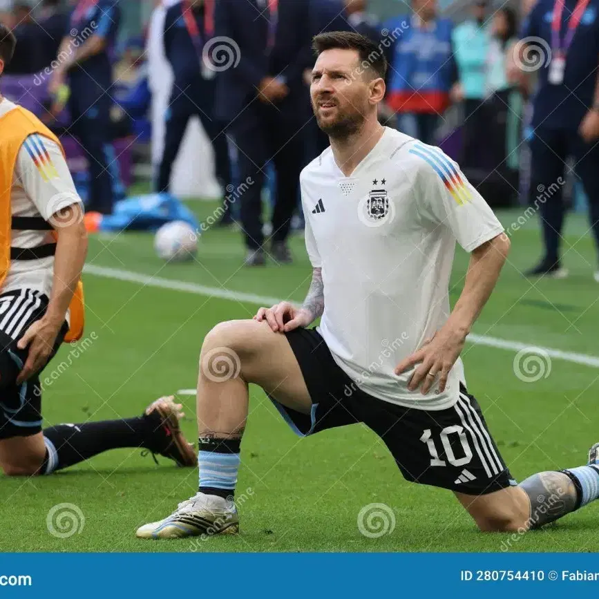 아디다스 아르헨티나  축구 메시 국대실착 트레이닝복 세트 (희귀)