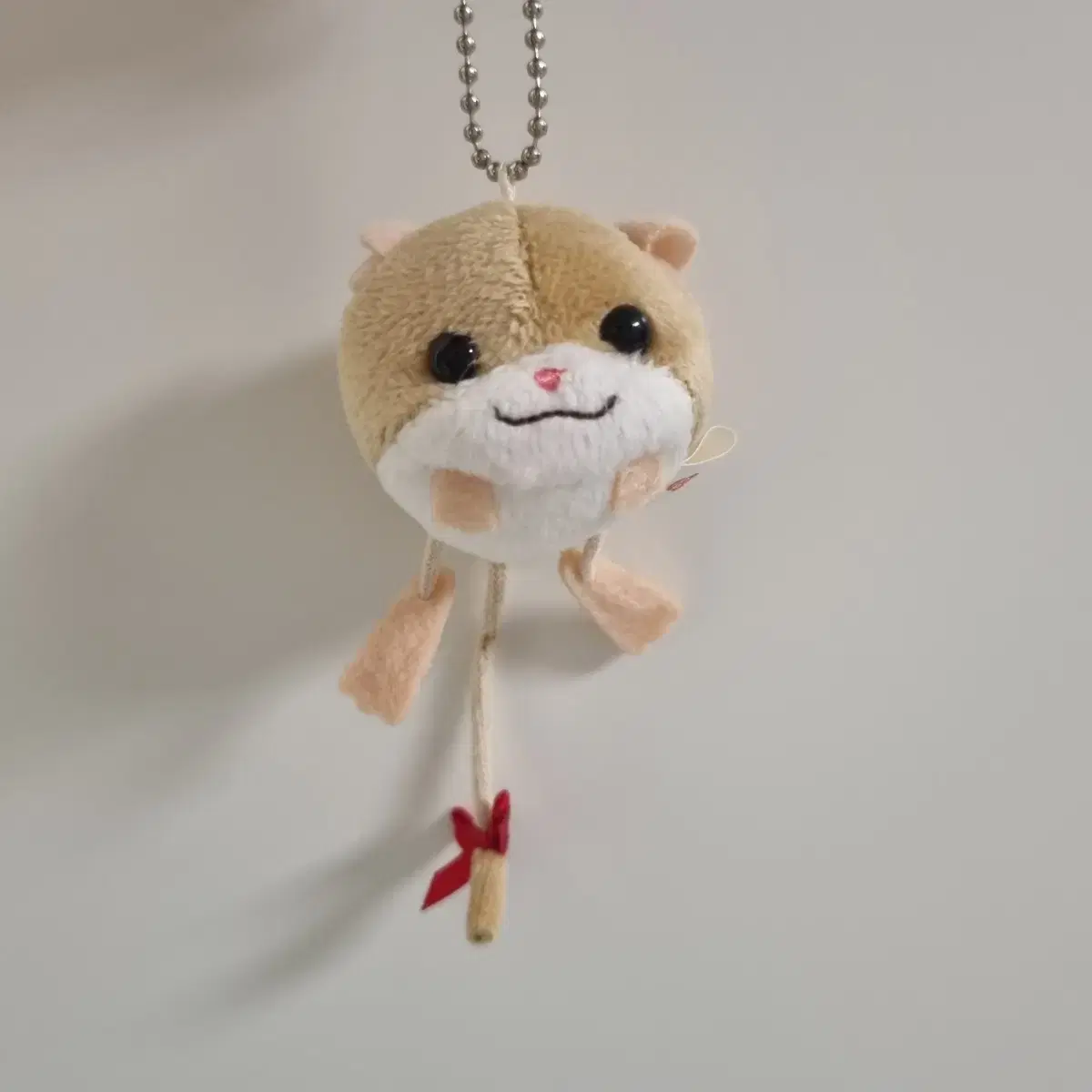 Vintage hamster, mouse, shrew, and mini doll, keyring