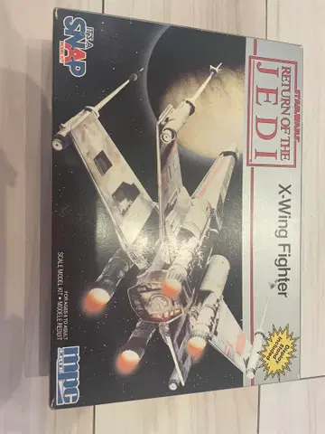 X-Wing Fighter 프라모델 키트 리턴 오브 더 제다이 미사용