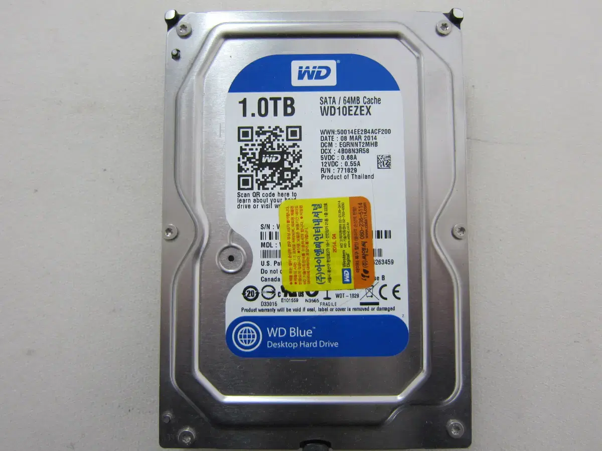 WD hard disk Blue 7200/64M 1TB