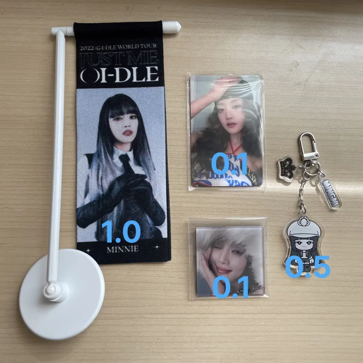 Gidle idle minnie md 굿즈 자석 Life size Cutout 거울 keyring wts Sell