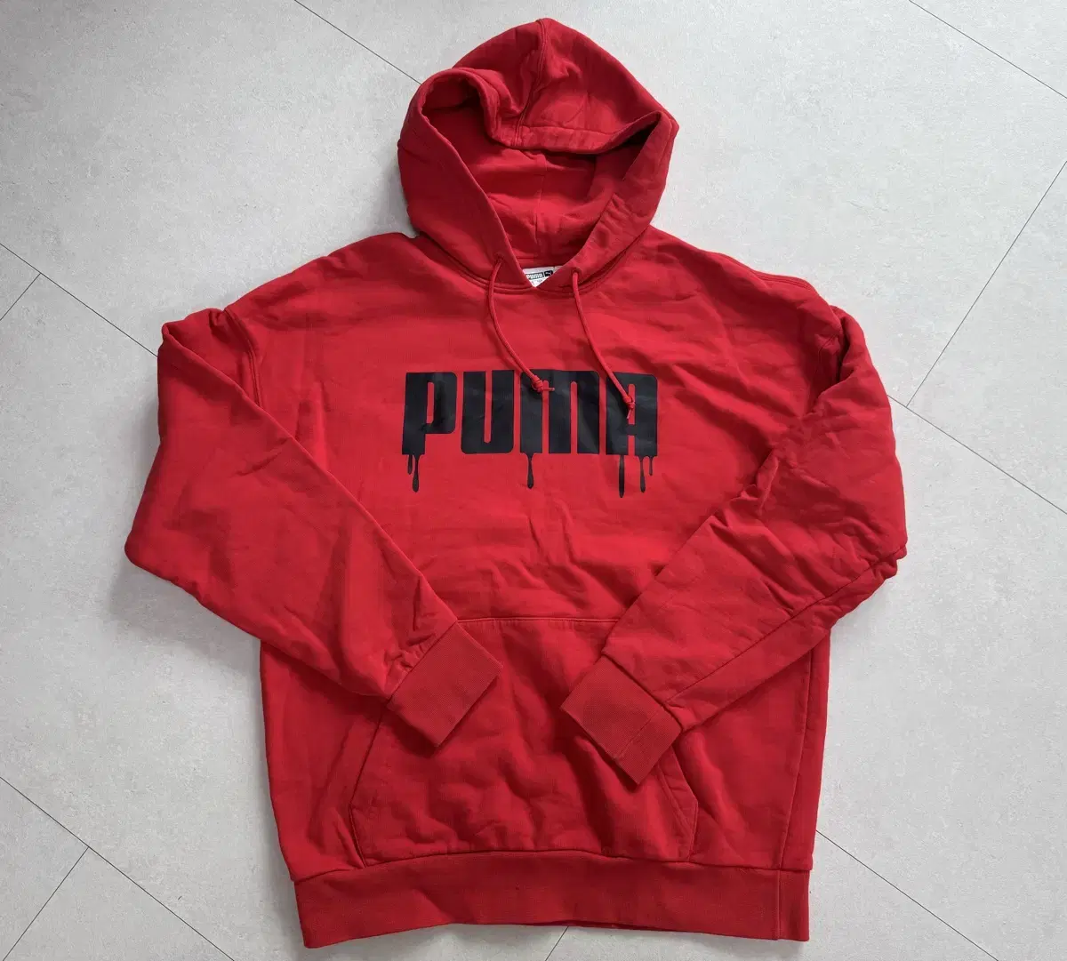 Puma red hoodie 푸마 후드티 m