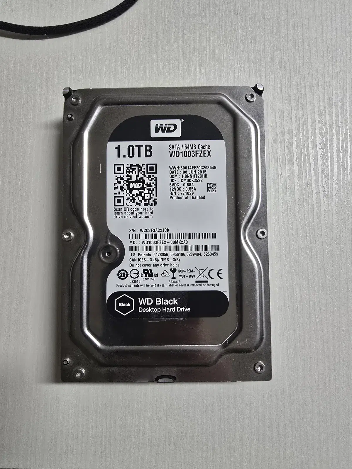 WD블랙 HDD 1TB