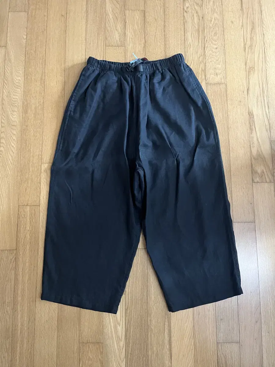 Grammiche Balloon Linen Pants (Size: Free) Black