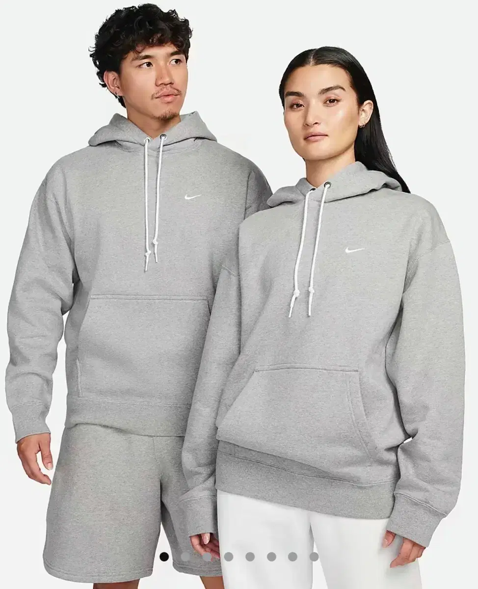 [2XL] Nike Solosouci Fleece Pullover Hoodie Gray (brushed O)