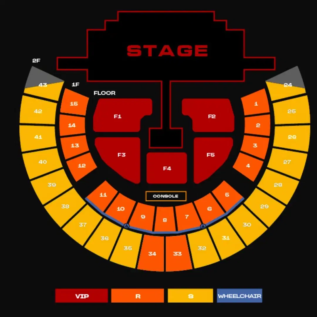 2ne1  투애니원 콘서트 1층 1구역