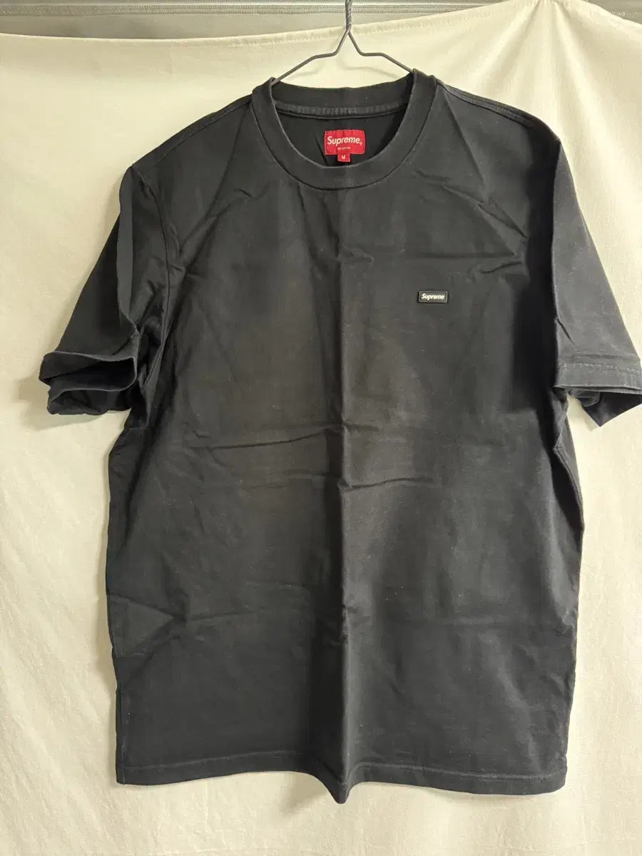 Supreme Small Box Logo Vahn Short Sleeve Black M