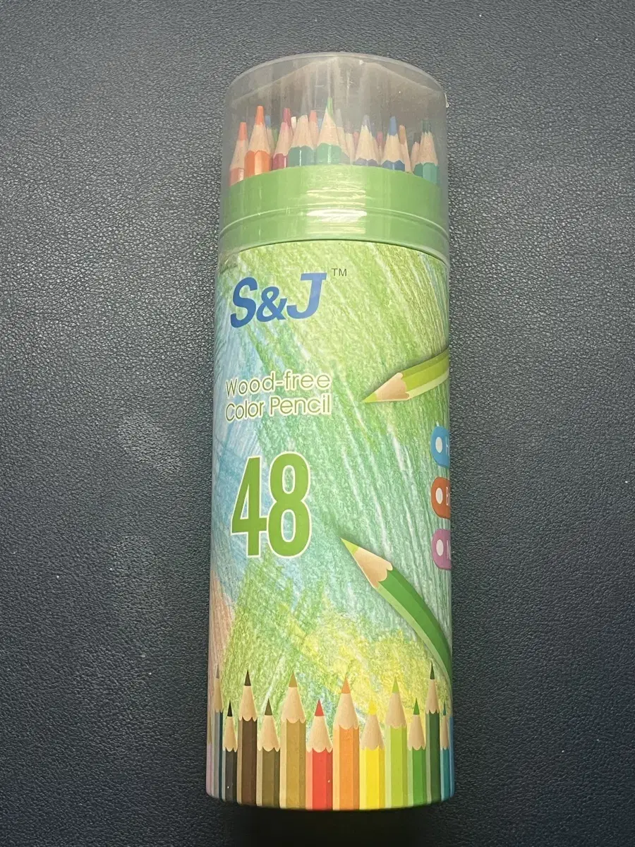 S&J 48-color colored pencils