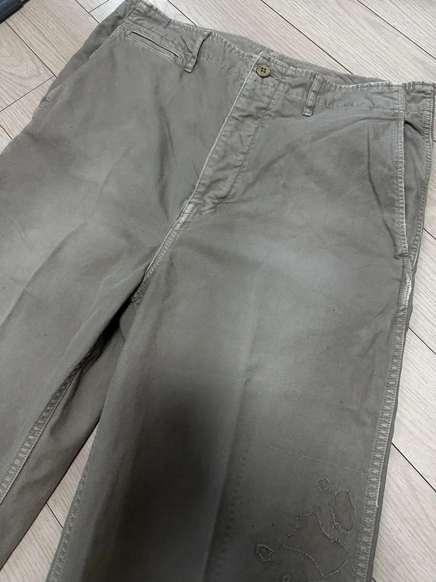 [3] visvim EX Wide Chino Crash