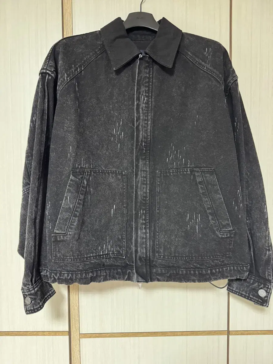 [44] 24ss Junji Denim Out-Pocket Zip-Up Shirt