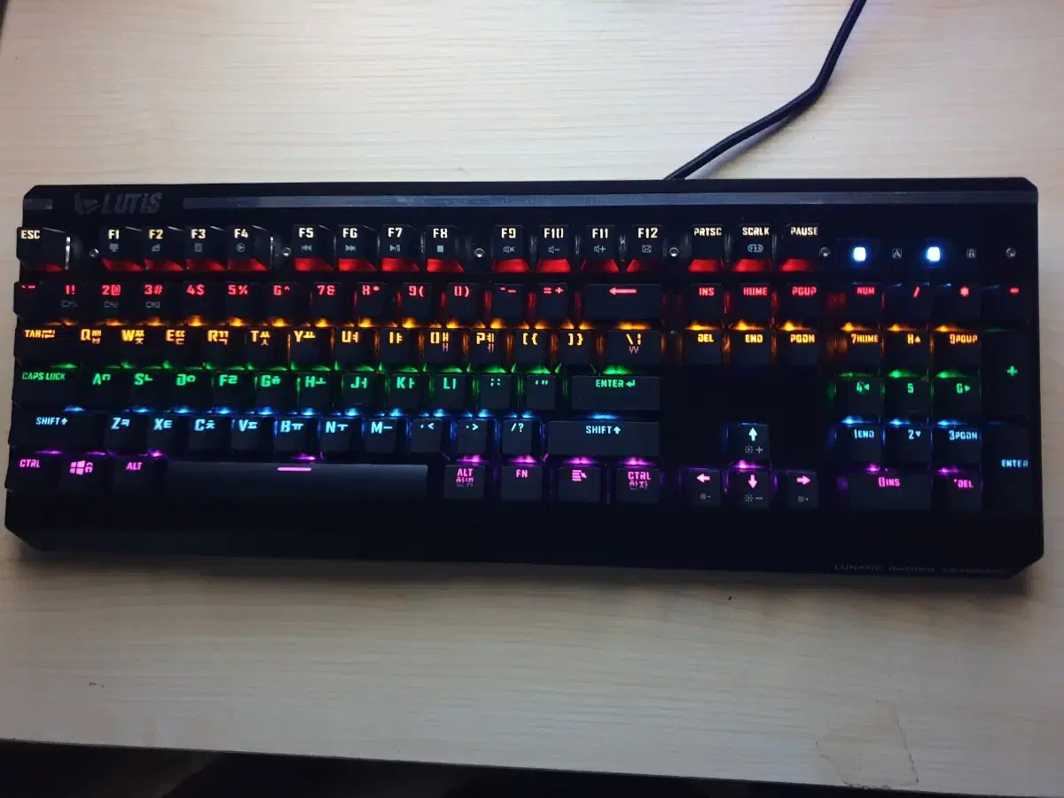 LUTIS LUNATIC K803 LED Gaming Mechanical Keyboard
