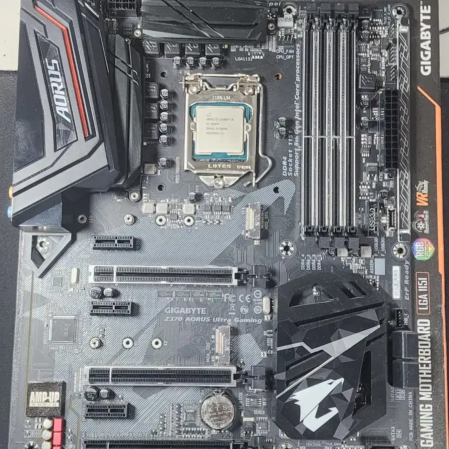 i5 9600k + Z370 Aorus Ultra Gaming