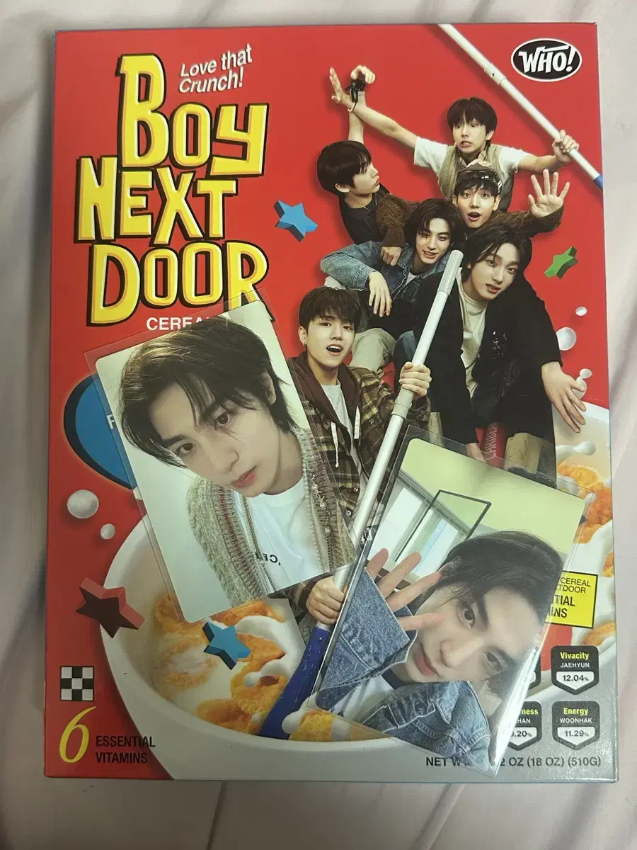 Boy Next Door Crunch Unsealed Album leehan Full Set