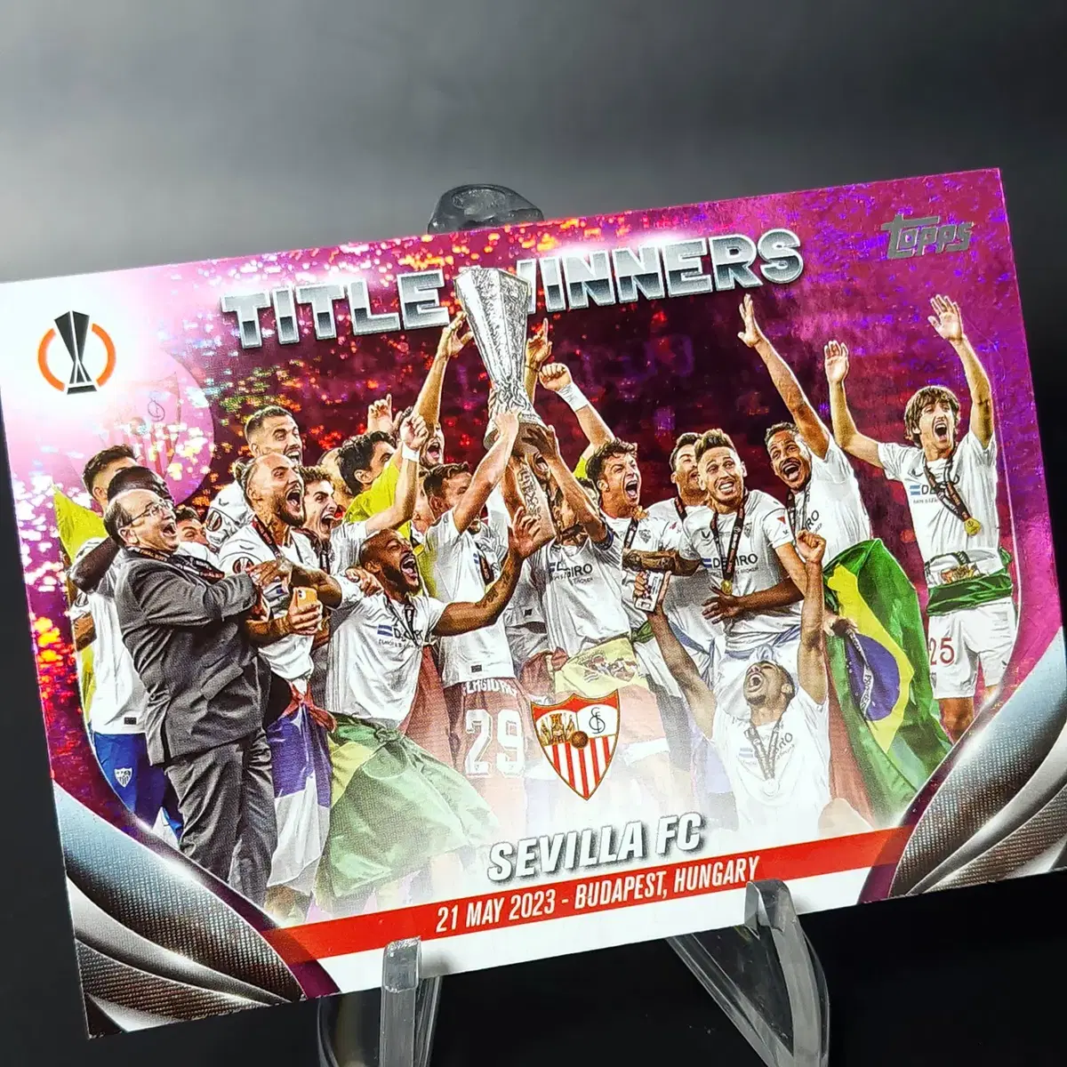 2024 Topps 챔스 Title Winners 세비야FC K153