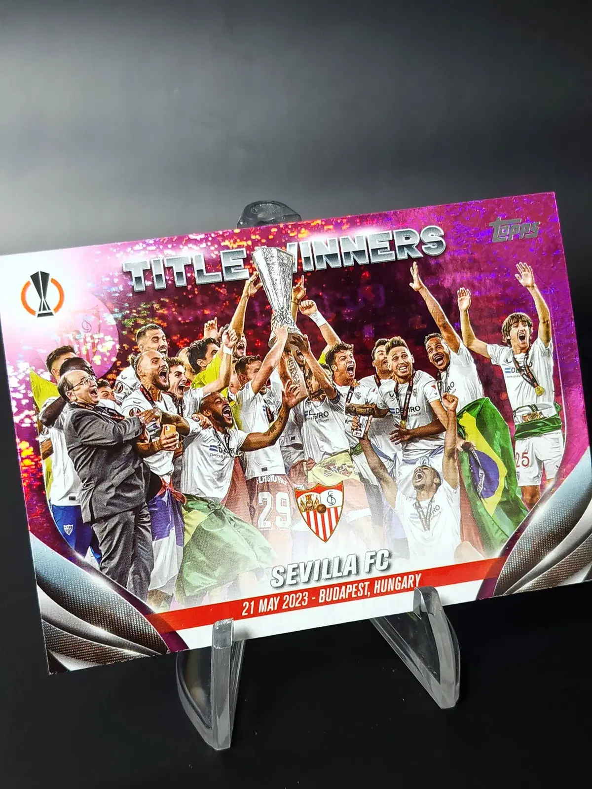 2024 Topps 챔스 Title Winners 세비야FC K153