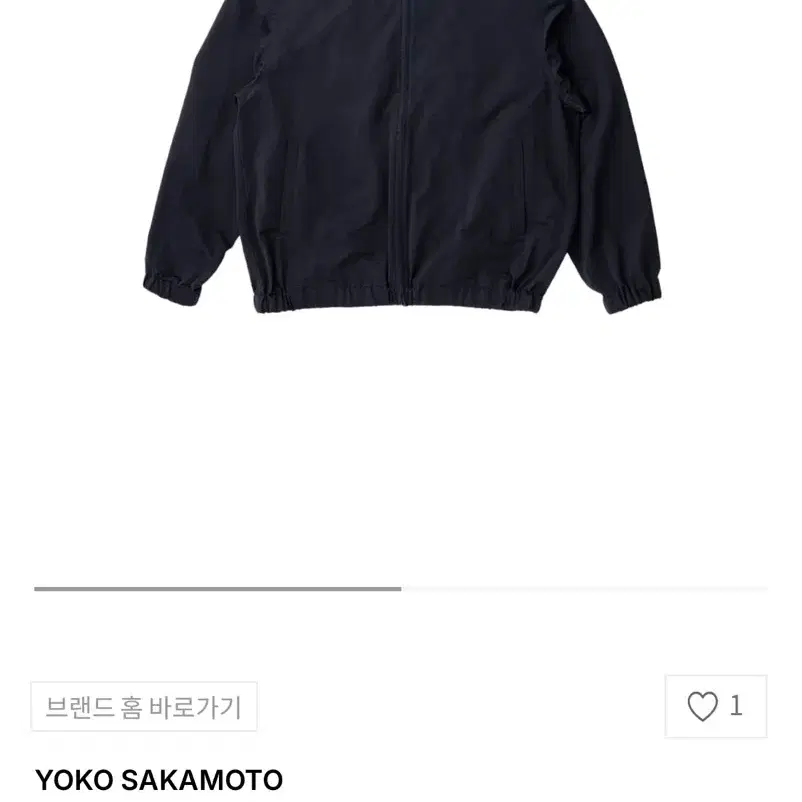 요코사카모토 yoko sakamoto track jacket 블랙 s사이