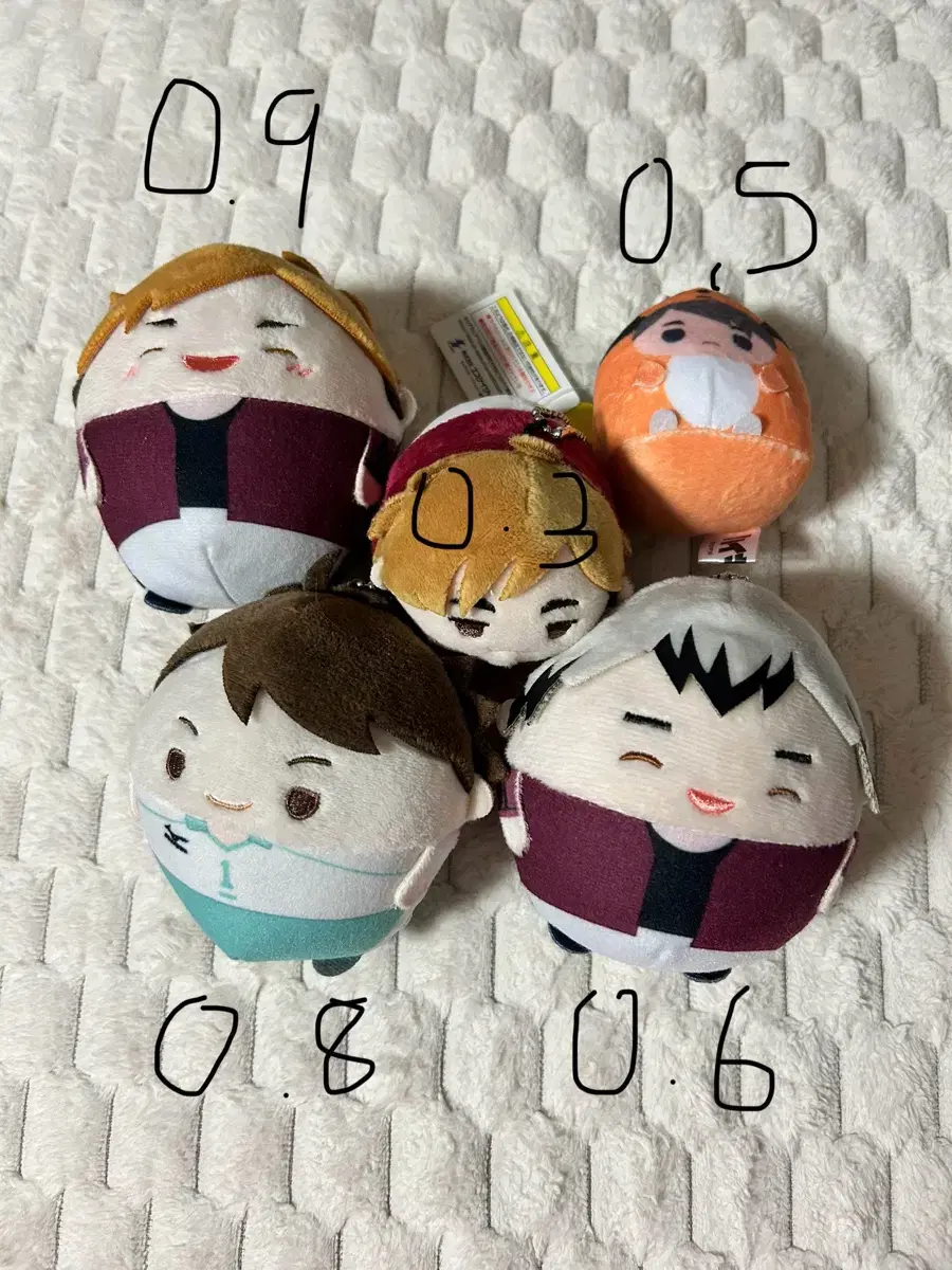 Haikyuu Fuwa Korin s Oikawa Kita Atsumu Tenorins Osamu Mochi