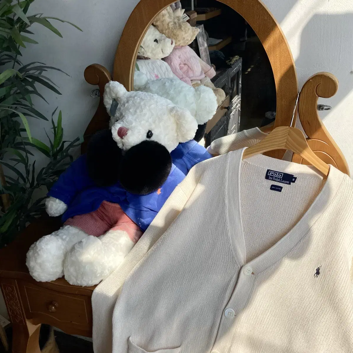 Polo Ralph Lauren Pony Cream Cardigan