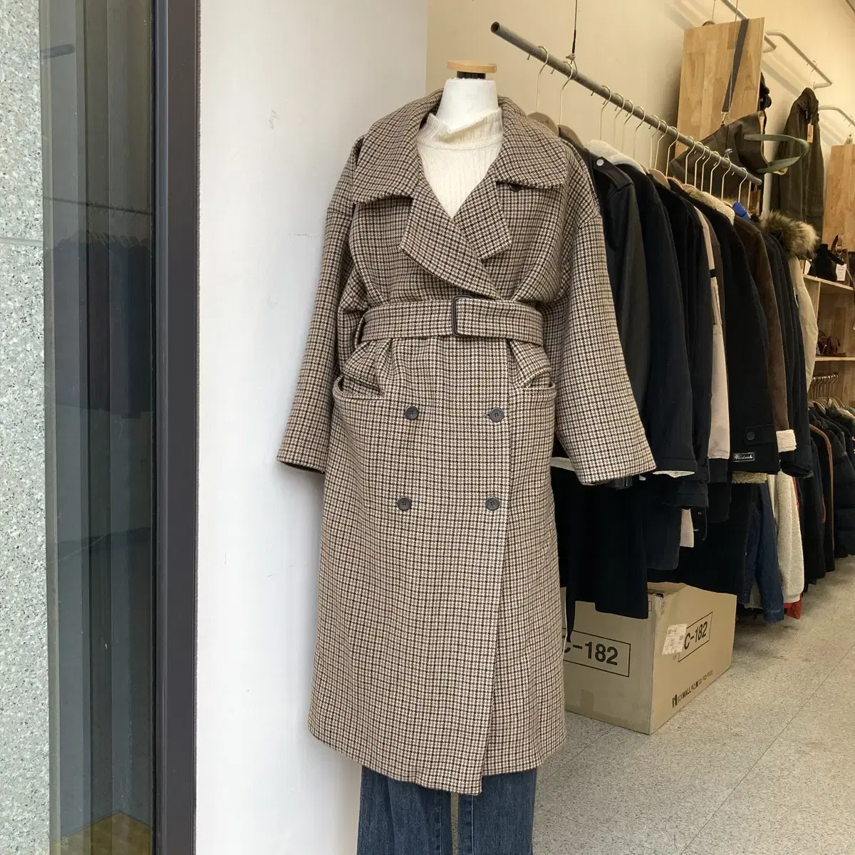 프리사이즈 여성 롱코트 Size Free Women Long Coat