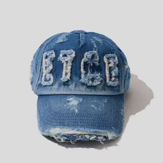 이티씨이 DESTROYED LOGO DENIMCAP